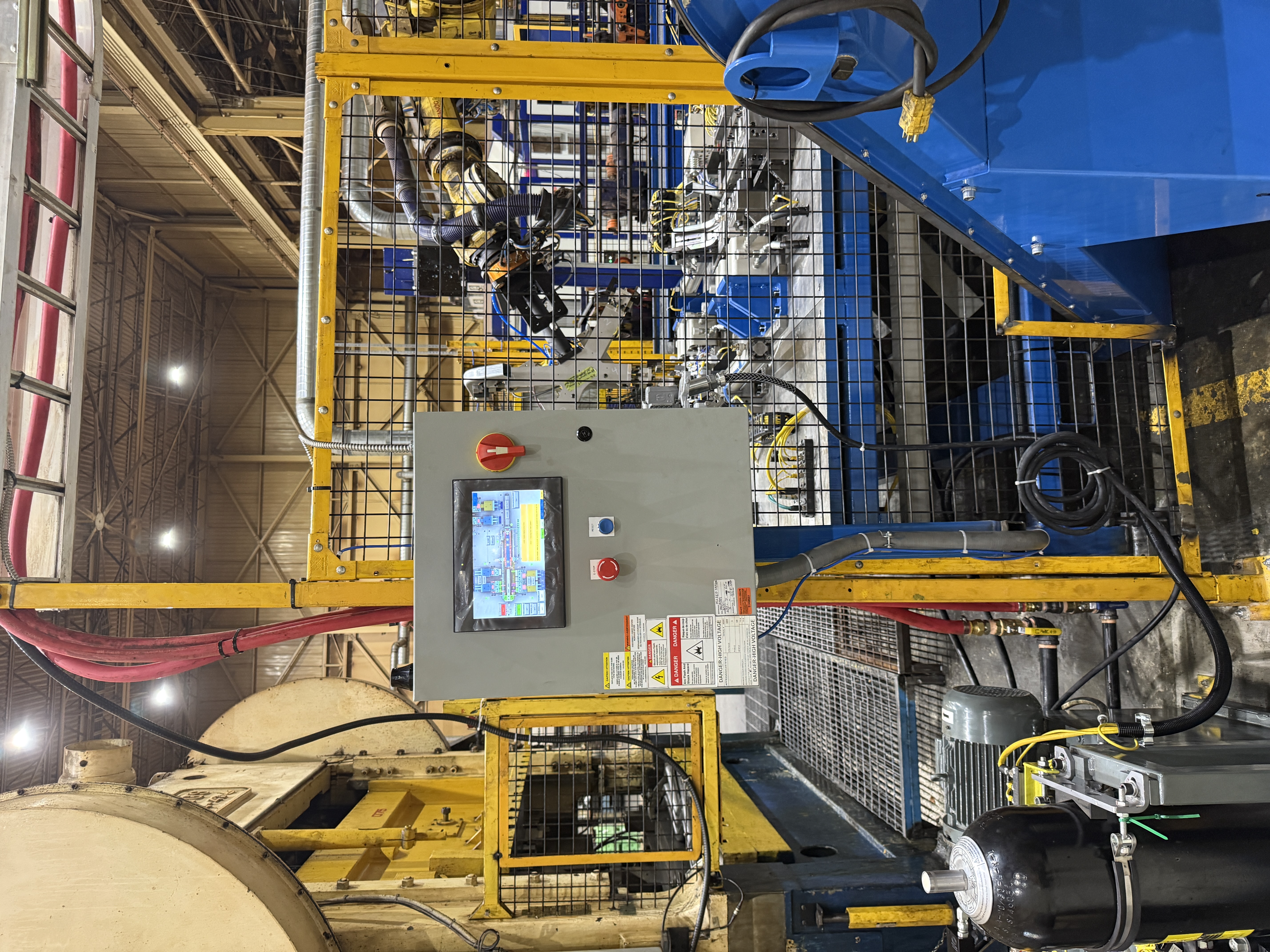 ADKO automation system installed on a production floor